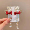 Wine red rabbit 1 pair
