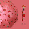 Watermelon--manual / black plastic umbrella