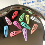 3cm color paint baby bb clip bright surface spray paint children's small hairpin girl's mini broken hair bangs hairpin