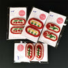 3# red flowers (3 / card)