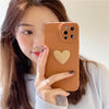 Angel heart - brown / iphone 14