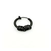 10# ear clip with ring black