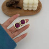 Fuchsia color-preserving gold