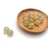 Glitter luminous jelly hanging hole - light gold