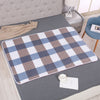 Square blue [quilted] / 50*70cm