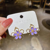 Purple blue [925 silver needle]