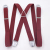 2.5 large clip wine red four clips