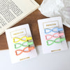 Heart bow tie (6cm) 3 pcs/card