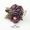 Flower brooch bean paste color