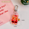 6# christmas tea bear pendant / individual package