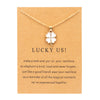 White gold card gold chain
