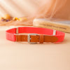 Pin buckle rose red
