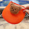 Orange-bear head-8 months-3 years old 45-51 cm