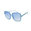Blue frame gradient blue film