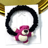 1# black fabric small intestine circle - strawberry bear