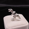 C435-3 white k (single) dinosaur