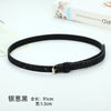 Silver onion black / 80 cm