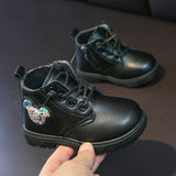 Martin boots children's shoes girls 12 years old autumn and winter toddler shoes male treasure shoes baby baby short boots boy boots