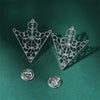 Hollow triangle silver pair