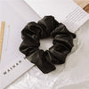 [black] satin large intestine hair band