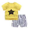 Short set of yellow starfish / 80 cm