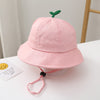Pink - little grass yellow hat (cloth) / head circumference 50cm