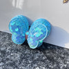 3#sequin butterfly accessories-light blue semi-finished product
