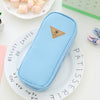 Light blue triangle pencil case