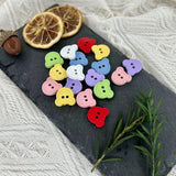 Manufacturer color cartoon bear head two eyes button baby coat sweater sweater button DIY hand-sewn decorative buckle