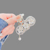 G44 medium three-ring flower tassel