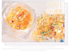 Nail art shell paper-illusion orange / 5g/bottle