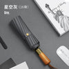 Wooden handle star gray (16 bones)