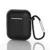 Black [silicone buckle earphone cover]