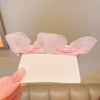 6#pink wave point pair clip-2pcs
