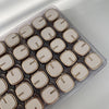 2# [square hand feel fish mouth beige] / 28l=18.0 mm