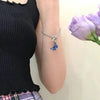 M1483【dark blue butterfly bracelet 1 pack】