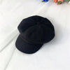Woolen duck tongue black / children about 2 and a half years old - 8 years old, about 50-54cm