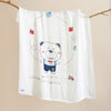 Strap bear / 110*110cm