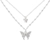 Double butterfly silver