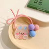 1# pink bunny hair rope