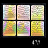 Jvl047 / laser hollow stickers