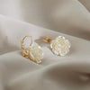 1.9cm large rose earrings
