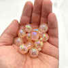 Ice crystal luminous gold powder drop beads - champagne