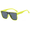 Green frame black gray piece