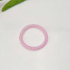 Thin transparent telephone cord - pink