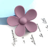 7cm flower clip [dark purple]
