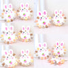 6# small claw milk tea color 10 pcs/card