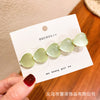 Love cat eye clip (green)