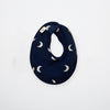 Dark blue moon ~ bib scarf