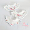 Pure cotton blue edge english rabbit combination